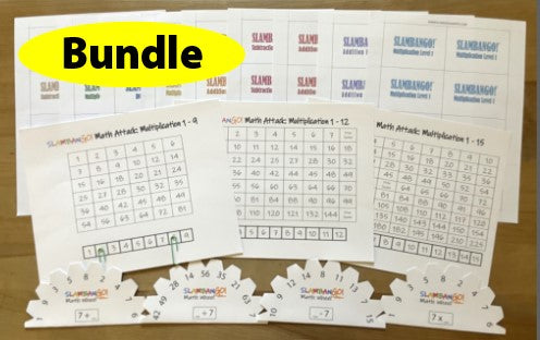 SLAMBANGO! All Digital Download Bundle - Slambango, Math Wheels and Math Attack