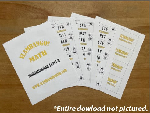 SLAMBANGO! Multiplication Level 3 Digital Download