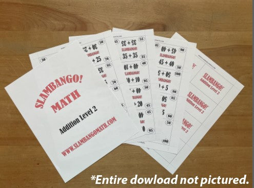 SLAMBANGO! Addition Level 2 Digital Download